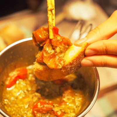 メスティンで作る！バジルソースのトマトパスタ